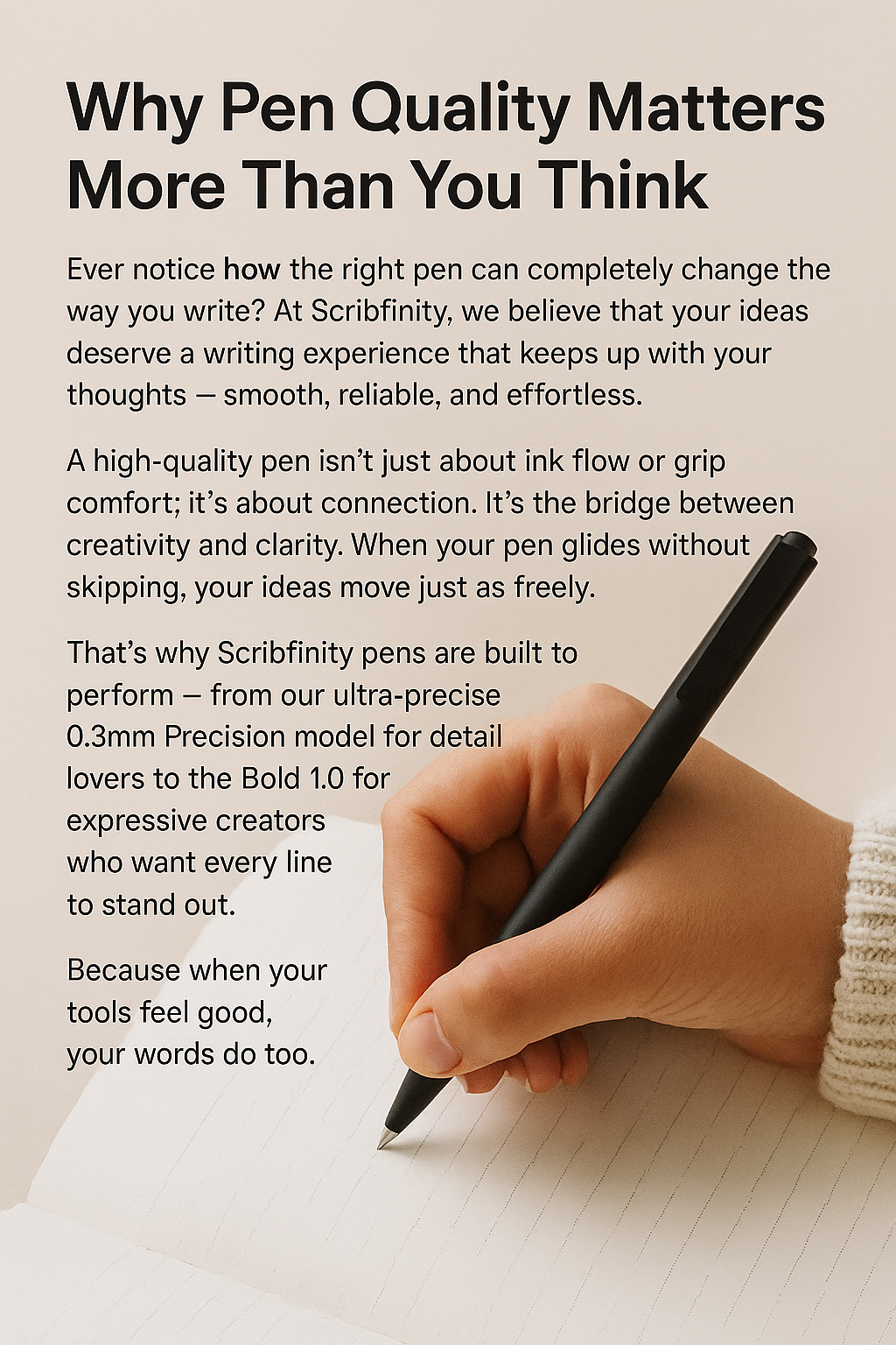 Why Pen Quality Matters More Than You Think